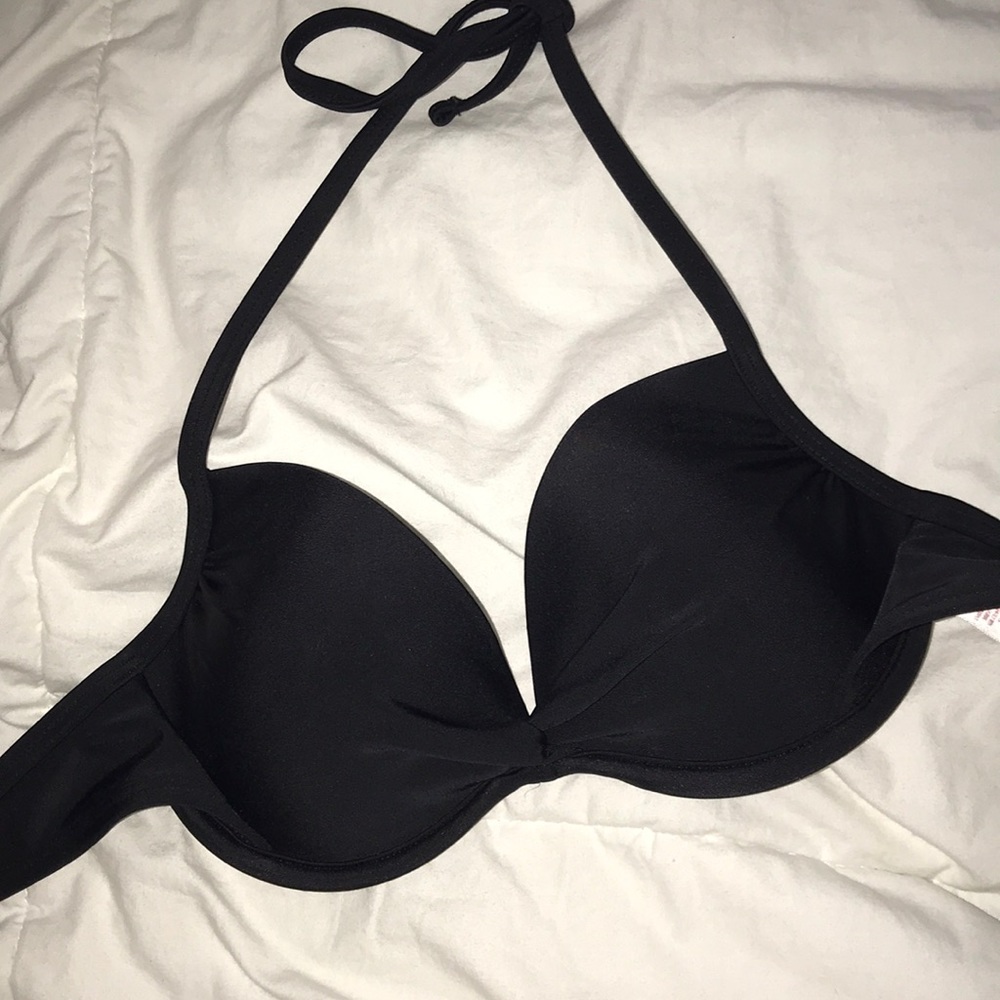 Black bathing suit top